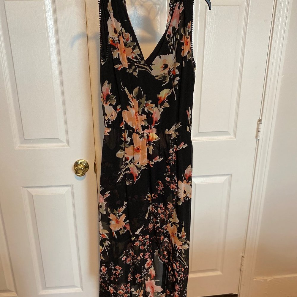 Floral High Low Dress